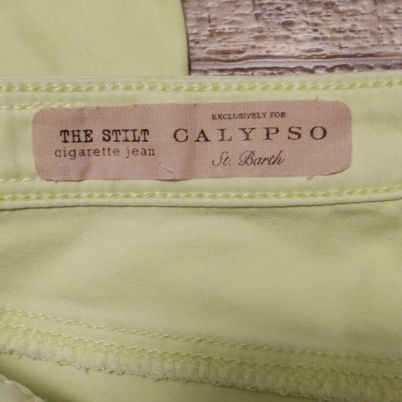 Vintage Calypso St. Barth The Stilt Cigarette Jean - Picture 2 of 5